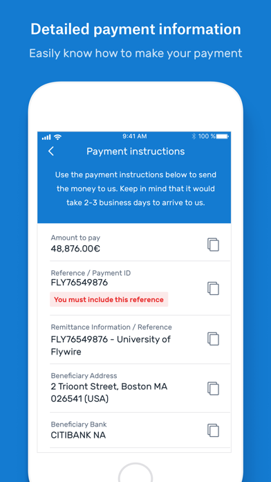 Flywire Pay screenshot 4