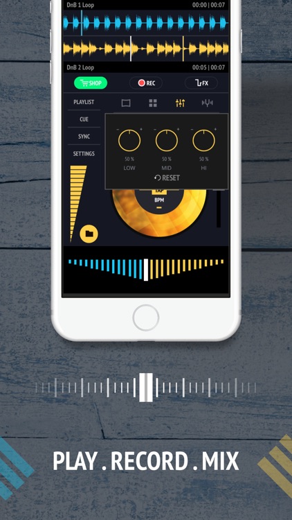 UPfader-Virtual DJ Turntables