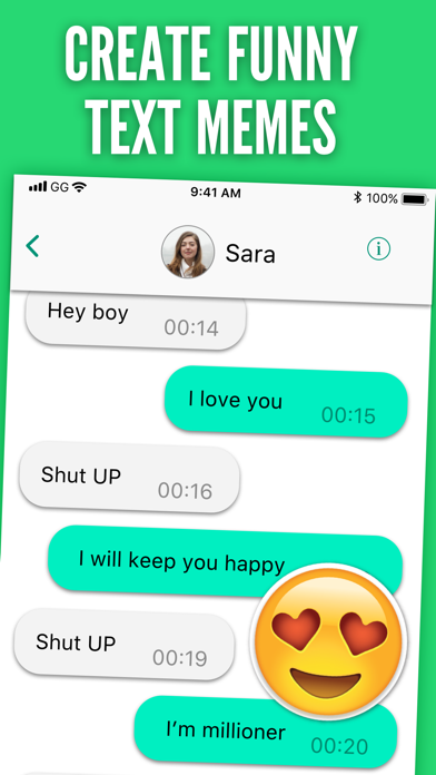 Prank Message App - Create Fake Text Message, Fake Message & Spoof SMS For Free Screenshot 1