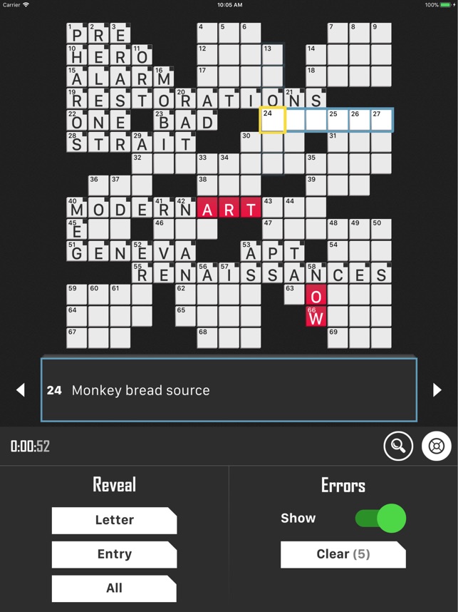 Crossword Puzzle Redstone On The App Store