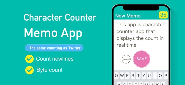 Simple Character Counter Notes(圖1)-速報App