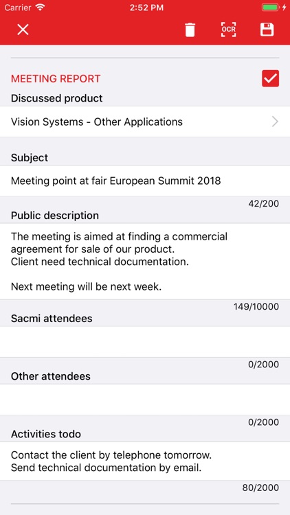 Business Cards Recognition