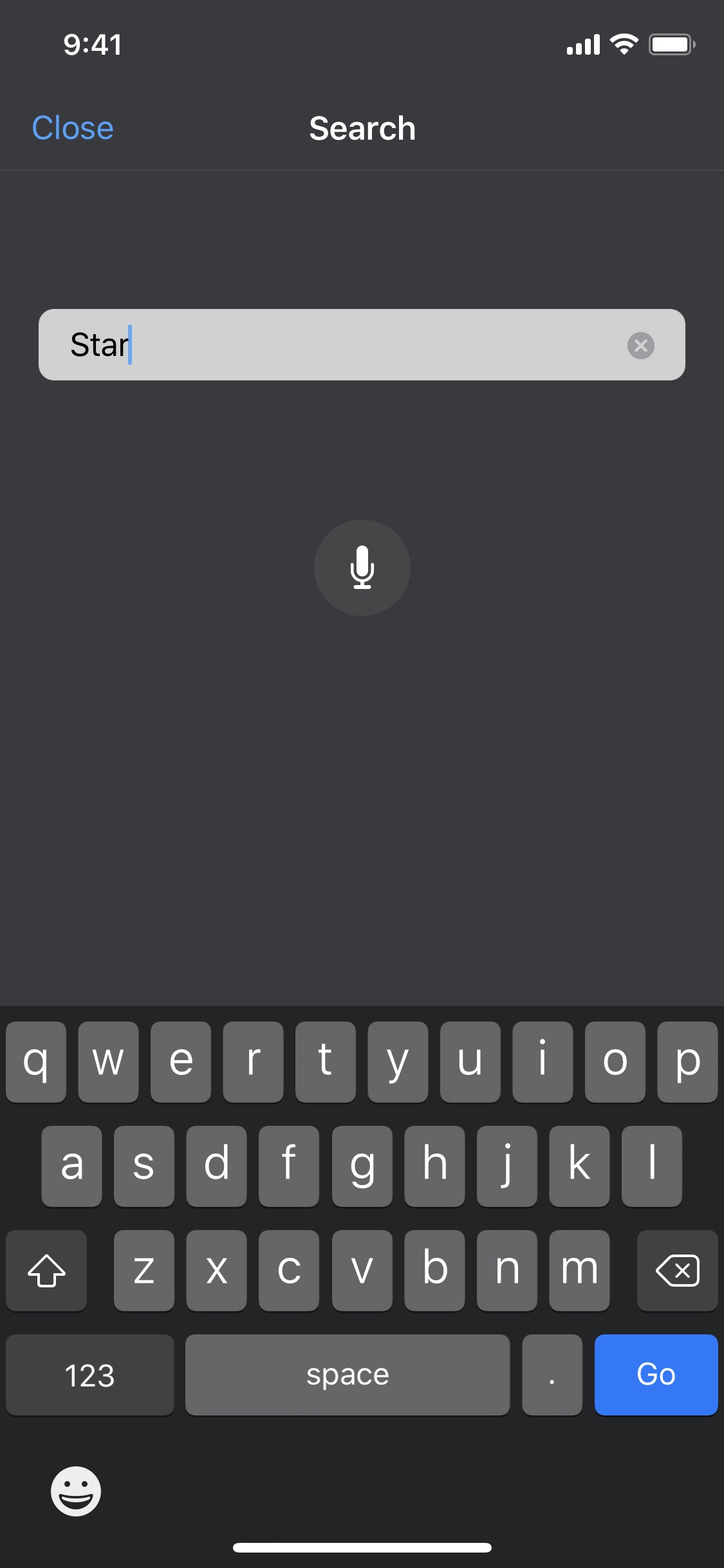 Screenshot do app Apple TV Remote