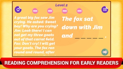 Reading Comprehension Kids App screenshot 2