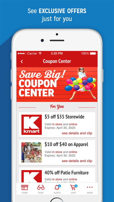 Kmart screenshot