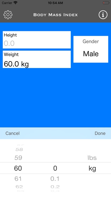 Body Mass Calculate screenshot-3