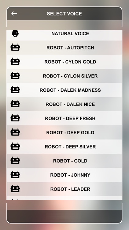 Robot Voice Booth