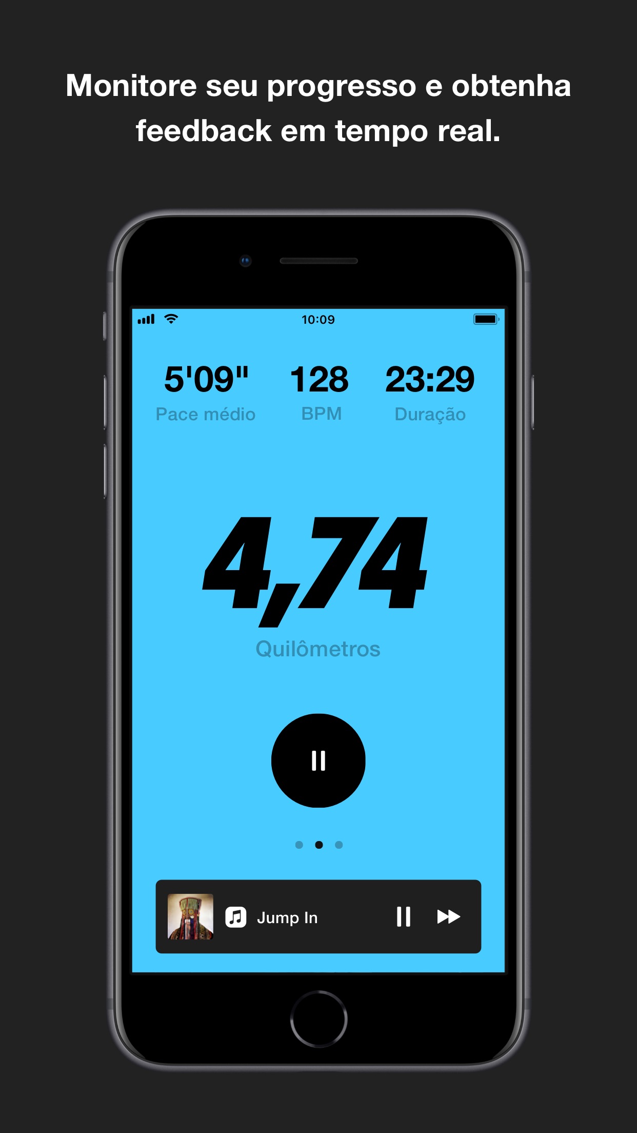 Screenshot do app Nike Run Club