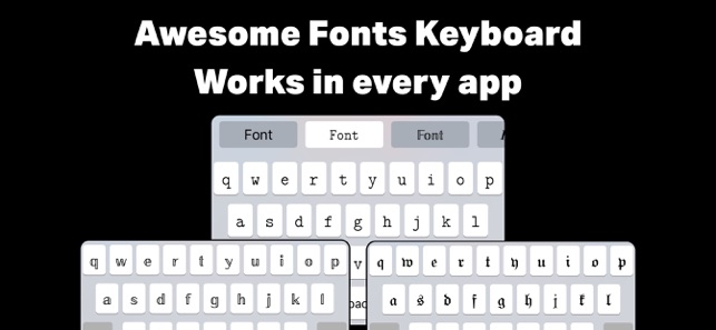 Fonts ++ Font Keyboard