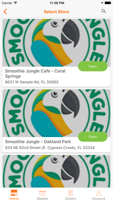 Smoothie Jungle Cafe screenshot 2