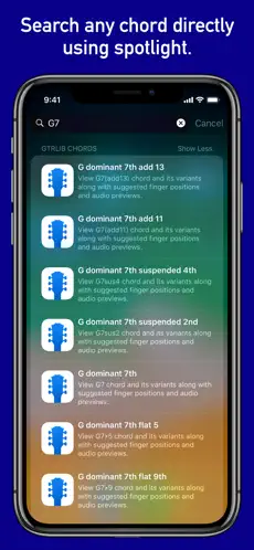 Imágen 6 Acordes GtrLib iphone
