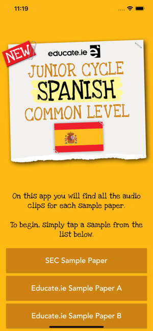 Educate.ie Spanish Exam Audio(圖1)-速報App