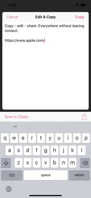 Clippy - copy, edit & share(圖4)-速報App