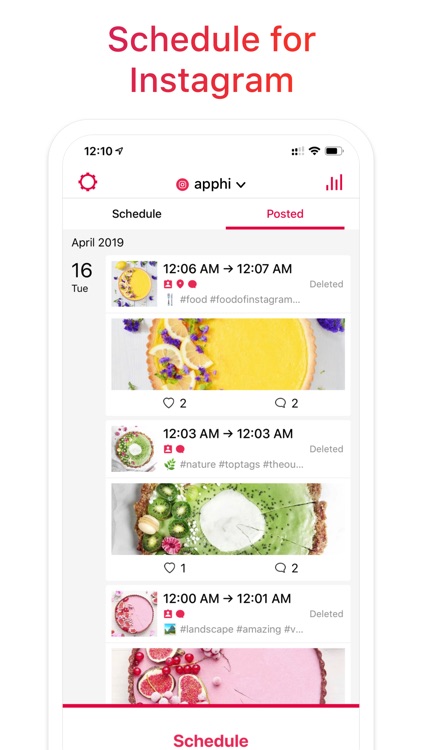 Apphi: Scheduler for Instagram