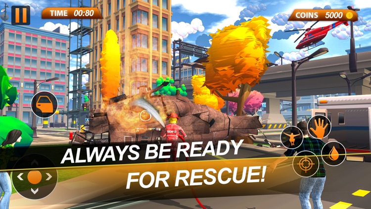 Fire Truck Best Rescue Game screenshot-6