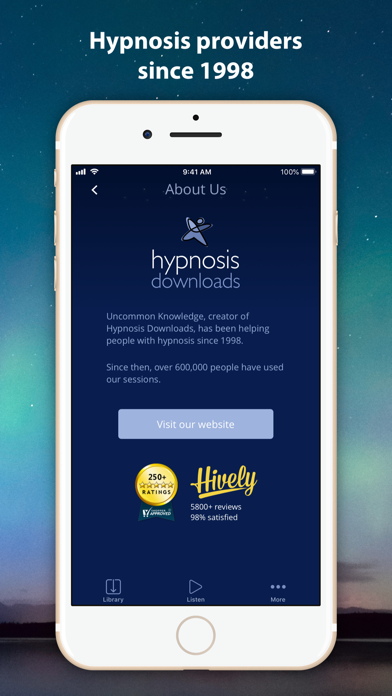 Sleep Well Hypnosis Downloads screenshot 3