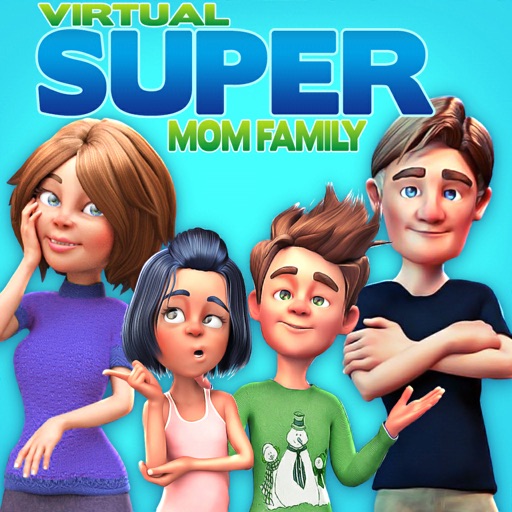 Virtual Super Mom Family Care Icon