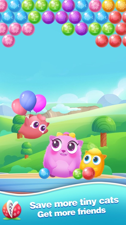 Bubble Cats- Bubble pop game screenshot-4