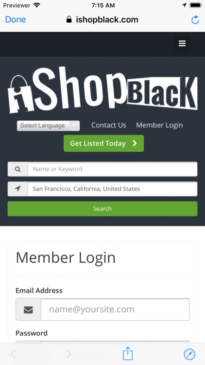 iShop Black