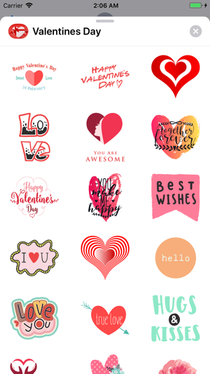 Valentines Day Text Stickers(圖2)-速報App