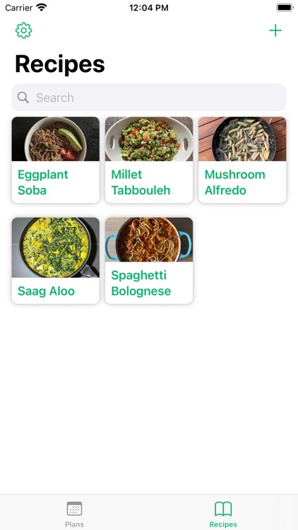 Gather Meal Planner