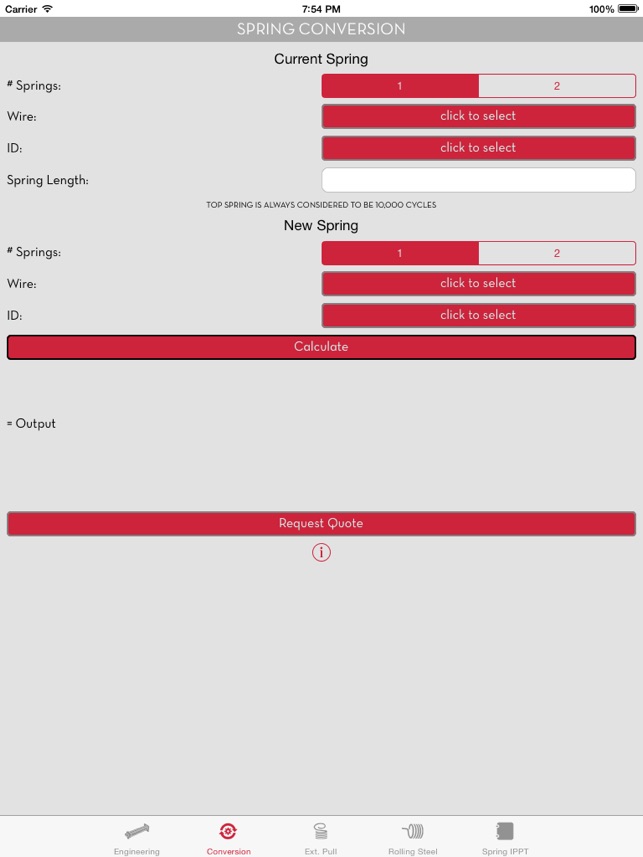 Idc Spring Calculator On The App - Garage Door Spring Calculator App