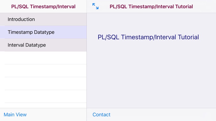 PL/SQL Timestamp/Interval screenshot-0