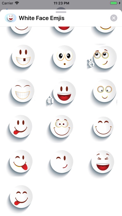 White Face Emojis