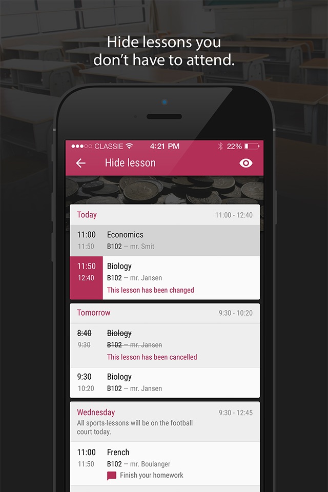 Classie - Timetables screenshot 3