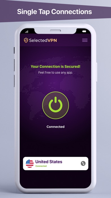 SelectedVPN - Professional VPN Screenshot