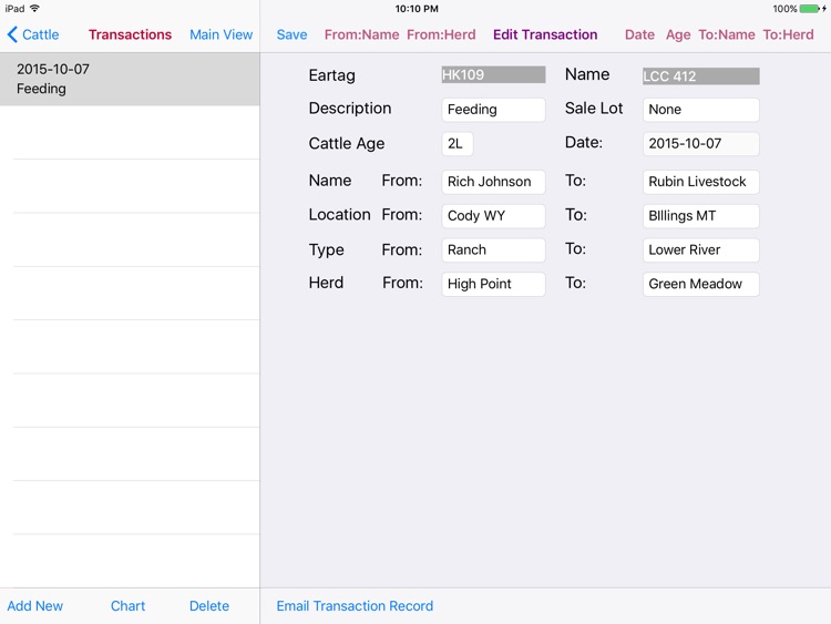 Cattle Transactions Database screenshot-3