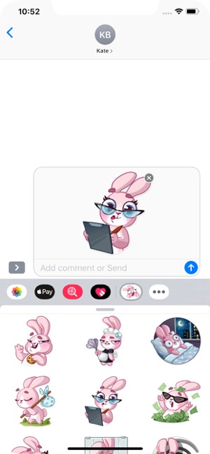 Jill Rabbit Stickers Pack(圖6)-速報App