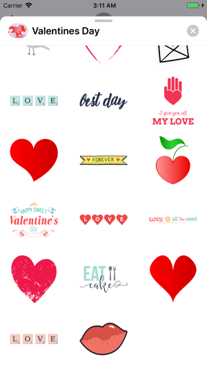 Happy Valentines Day! Stickers(圖4)-速報App