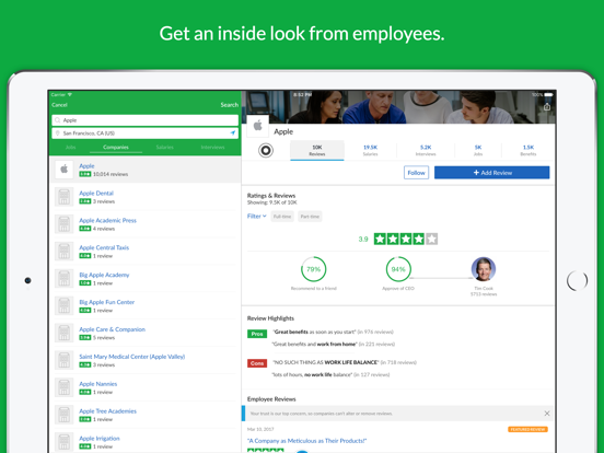 Glassdoor Job Search: Jobs, Salaries & Reviews screenshot