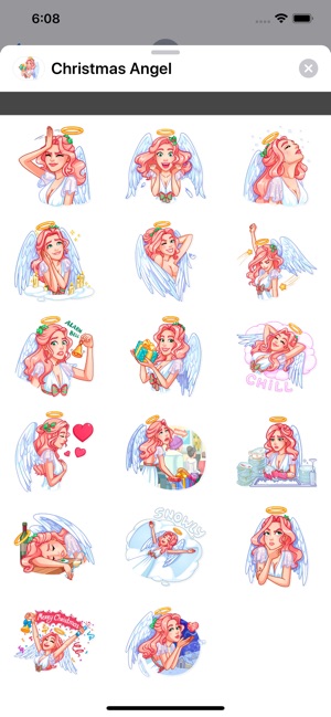 Christmas Angel stickers pack(圖2)-速報App