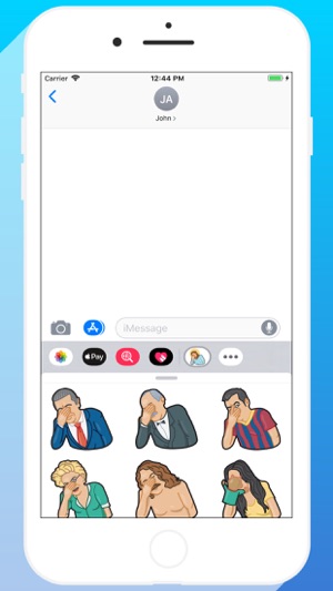 Face Palm Stickers App