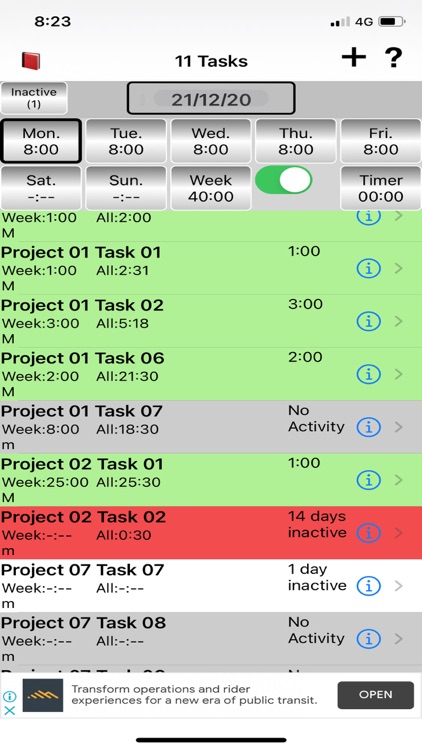 Tap Task Timer