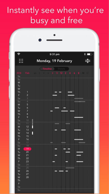 Rooster: Calendar screenshot-5