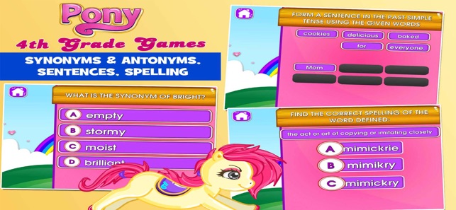 Fourth Grade Pony School Games(圖3)-速報App