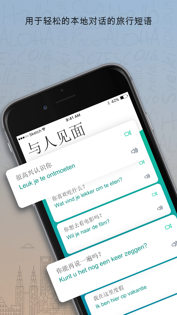 荷兰语Trocal  - 旅行短语