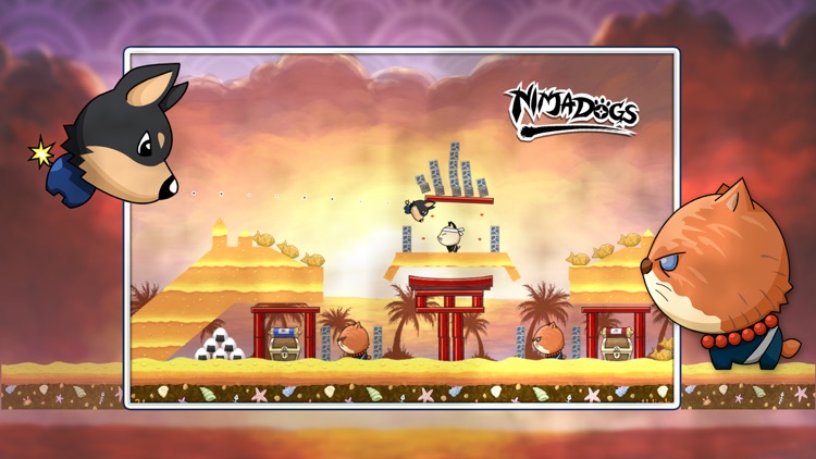 Ninja Dogs: Slingshot Shooter