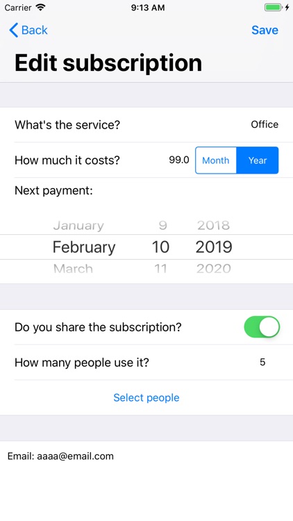 Subscriber - Payments control screenshot-5