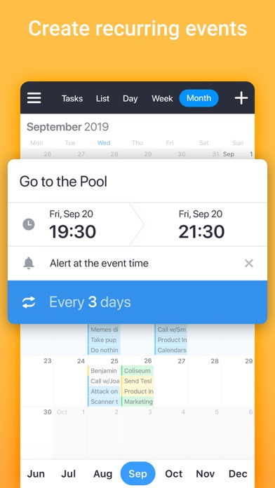 Calendars 5 by Readdle Screenshot on iOS