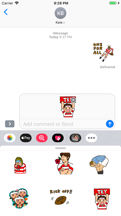 Rugby Stickers screenshot 4