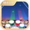 鼓BAR是一款鼓教学App，主要包含两大模式。教学模式是连接使用MIDI协议的蓝牙鼓，通过敲击蓝牙鼓，App会发出对应的鼓声、同时有相应的敲击动画，提升了打鼓的乐趣性。另一个模式是曲目教学模式，用户可通过屏幕音符的掉落跟着音乐节奏打击相应的鼓，让用户轻松学会打鼓。