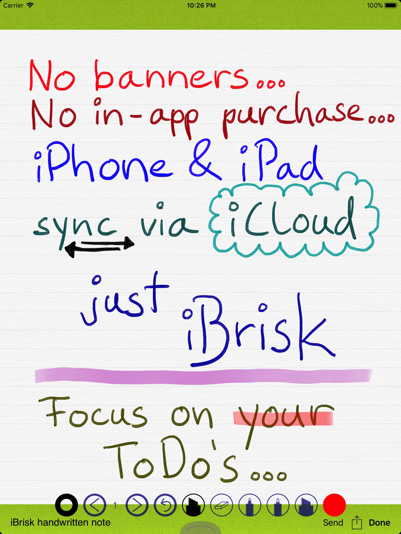 iBrisk für iPad screenshot 2