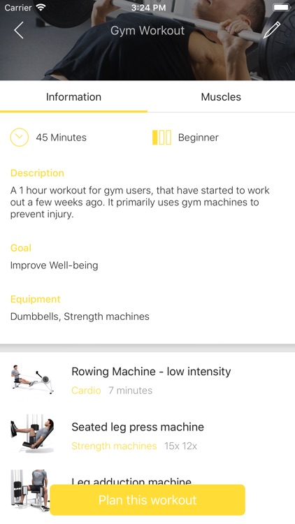 Olympia Gym:  Online Trainer