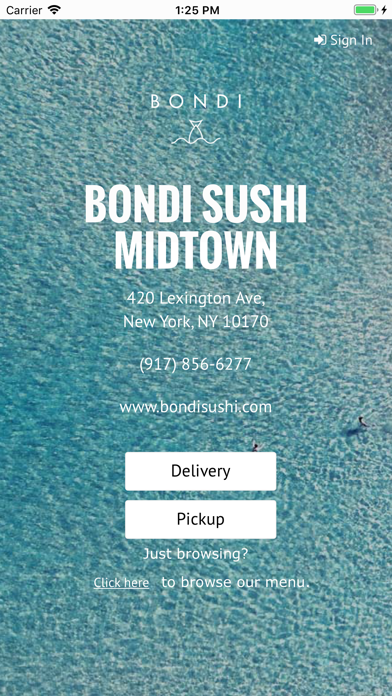 Bondi Sushi screenshot 2