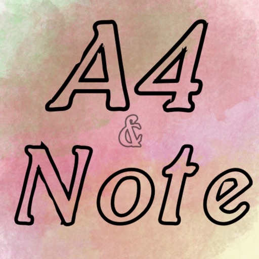 A4PrintingPaper_Notes iOS App