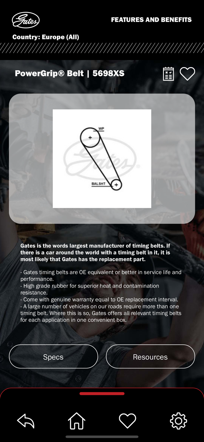 Gates Automotive Catalogue